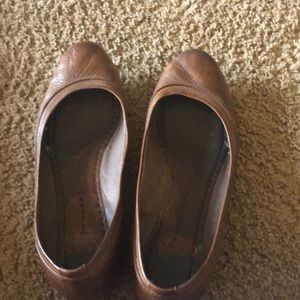 Brown Frye flats